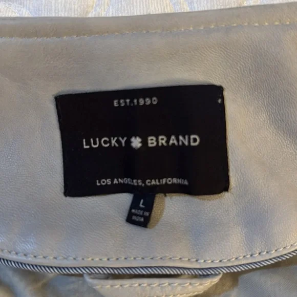 Lucky Brand leather jacket - Picture 3 of 7